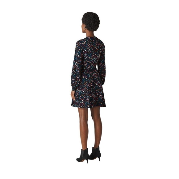 WHISTLES Multicolor Pearl Fiesta Print Dress - Picture 2 of 12